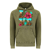 Vintage Olive love summer with flowers Vintage Hoodie - AdoDesignShop