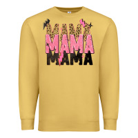 Antique Gold mama mama mama lightning bold Premium Sweatshirt - Zillion Design Studio