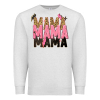 Oatmeal Heather mama mama mama lightning bold Premium Sweatshirt - Zillion Design Studio