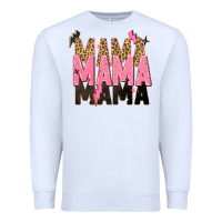 White mama mama mama lightning bold Premium Sweatshirt - Zillion Design Studio