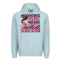 Blue Mist in october we wear pink for breast cancer Premium Hoodie - AdoDesignShop