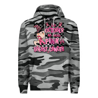 Slate Camo in october we wear pink for breast cancer Premium Hoodie - AdoDesignShop