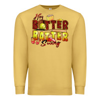Antique Gold hey batter batter swing softball Premium Sweatshirt - Zillion Design Studio