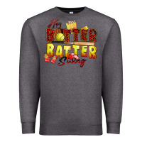 Charcoal Heather hey batter batter swing softball Premium Sweatshirt - Zillion Design Studio