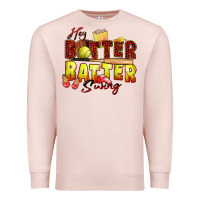 Pale Pink hey batter batter swing softball Premium Sweatshirt - Zillion Design Studio