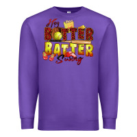 Purple hey batter batter swing softball Premium Sweatshirt - Zillion Design Studio