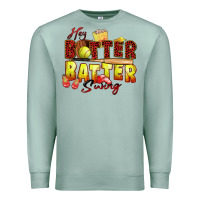 Seafoam hey batter batter swing softball Premium Sweatshirt - Zillion Design Studio