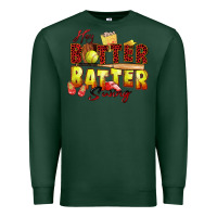 Sports Green hey batter batter swing softball Premium Sweatshirt - Zillion Design Studio