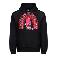 Black valentines gnomies rainbow Urban Hoodie - JahusDesignShop