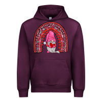 Mauve Wine valentines gnomies rainbow Urban Hoodie - JahusDesignShop