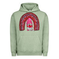 Pigment Oil Green valentines gnomies rainbow Urban Hoodie - JahusDesignShop