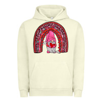 Pigment Pistachio valentines gnomies rainbow Urban Hoodie - JahusDesignShop