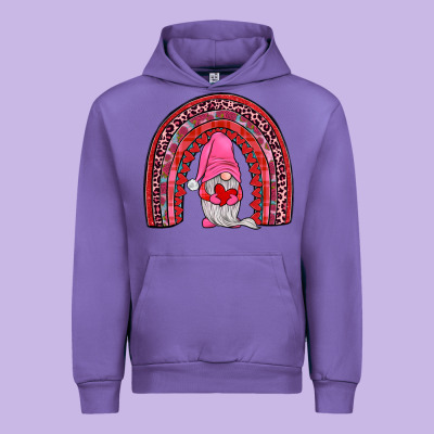 Valentines Gnomies Rainbow Urban Hoodie Designed By Jahusdesignshop