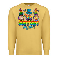 Antique Gold support squad pride gnomies Premium Sweatshirt - texasbilliewilder