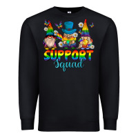 Black support squad pride gnomies Premium Sweatshirt - texasbilliewilder