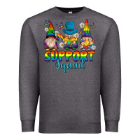 Charcoal Heather support squad pride gnomies Premium Sweatshirt - texasbilliewilder