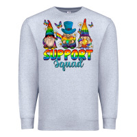 Heather Grey support squad pride gnomies Premium Sweatshirt - texasbilliewilder