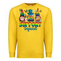 Lemon support squad pride gnomies Premium Sweatshirt - texasbilliewilder