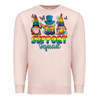 Pale Pink support squad pride gnomies Premium Sweatshirt - texasbilliewilder