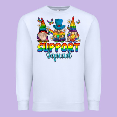 Premium Sweatshirt support squad pride gnomies
