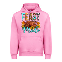 Fuchsia Pink Feast mode Urban Hoodie - Artiststas