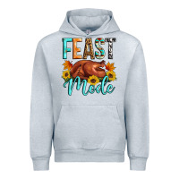 Heather Grey Feast mode Urban Hoodie - Artiststas