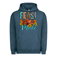 Pigment Midnight Navy Feast mode Urban Hoodie - Artiststas