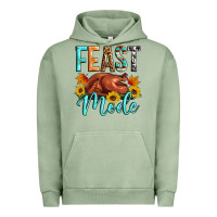 Pigment Oil Green Feast mode Urban Hoodie - Artiststas