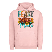 Pigment Salmon Feast mode Urban Hoodie - Artiststas