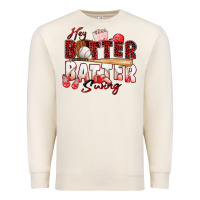 Sandshell hey batter batter swing baseball Premium Sweatshirt - Zillion Design Studio