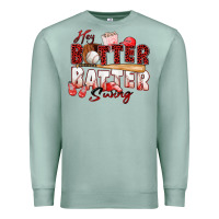 Seafoam hey batter batter swing baseball Premium Sweatshirt - Zillion Design Studio