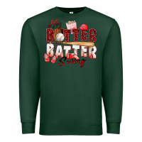 Sports Green hey batter batter swing baseball Premium Sweatshirt - Zillion Design Studio