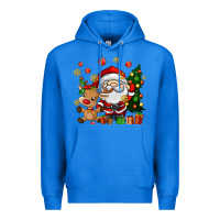 True Royal santa and reindeer Premium Hoodie - AdoDesignShop