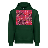 Forest Green valentines day Urban Hoodie - JahusDesignShop