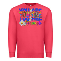 Cardinal you are enough with daisies Premium Sweatshirt - texasbilliewilder