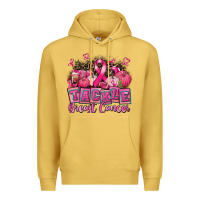 Antique Gold tackle breast cancer with pumpkin Premium Hoodie - AdoDesignShop