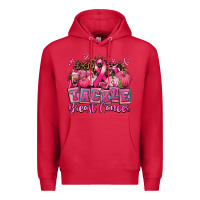 Cardinal tackle breast cancer with pumpkin Premium Hoodie - AdoDesignShop