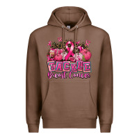 Chestnut tackle breast cancer with pumpkin Premium Hoodie - AdoDesignShop