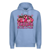 Colony Blue tackle breast cancer with pumpkin Premium Hoodie - AdoDesignShop