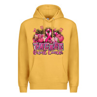 Mustard tackle breast cancer with pumpkin Premium Hoodie - AdoDesignShop