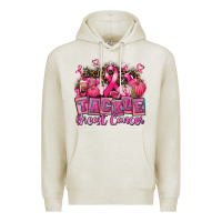 Oatmeal Heather tackle breast cancer with pumpkin Premium Hoodie - AdoDesignShop