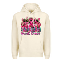 Tofu tackle breast cancer with pumpkin Premium Hoodie - AdoDesignShop