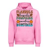 Fuchsia Pink Flannels Hayrides Pumpkins Sweaters Bonfires Urban Hoodie - Artiststas