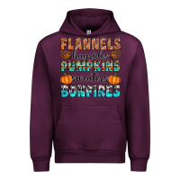 Mauve Wine Flannels Hayrides Pumpkins Sweaters Bonfires Urban Hoodie - Artiststas