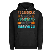 Pigment Black Flannels Hayrides Pumpkins Sweaters Bonfires Urban Hoodie - Artiststas