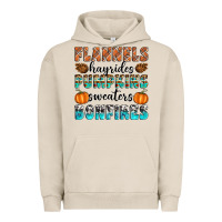 Pigment French Oak Flannels Hayrides Pumpkins Sweaters Bonfires Urban Hoodie - Artiststas