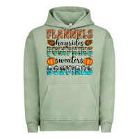 Pigment Oil Green Flannels Hayrides Pumpkins Sweaters Bonfires Urban Hoodie - Artiststas