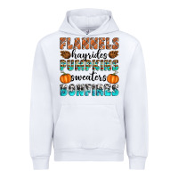 White Flannels Hayrides Pumpkins Sweaters Bonfires Urban Hoodie - Artiststas