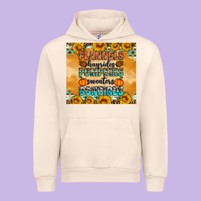 Flannes Hayrides Sweaters Bonfires Urban Hoodie Designed By Artiststas