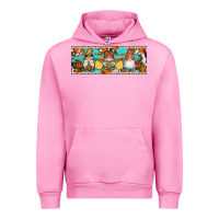 Fuchsia Pink Fall Gnomes Urban Hoodie - Artiststas
